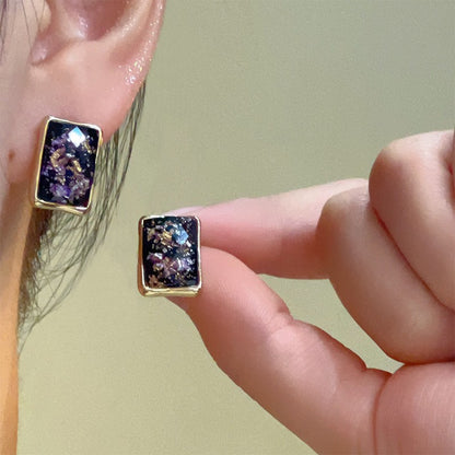 Vintage French Pearl Stud Earrings with Silver Pin Design