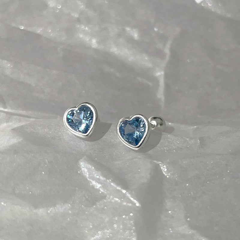 Vintage French Pearl Stud Earrings with Silver Pin Design