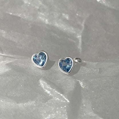 Vintage French Pearl Stud Earrings with Silver Pin Design